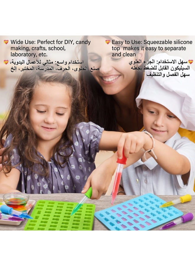 قطارة سائلة من تيريفي عبوة 2 ماصات سيليكون للحرف اليدوية الحلوى الزيت المطبخ صناعة العلكة - Image 2