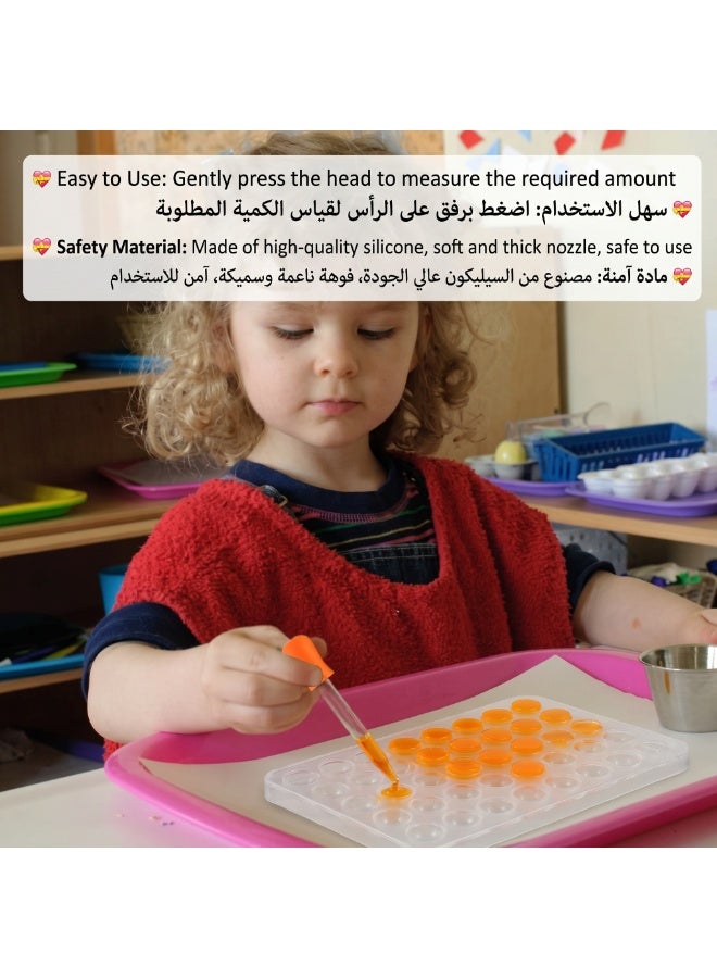 قطارة سائلة من تيريفي عبوة 2 ماصات سيليكون للحرف اليدوية الحلوى الزيت المطبخ صناعة العلكة - Image 3