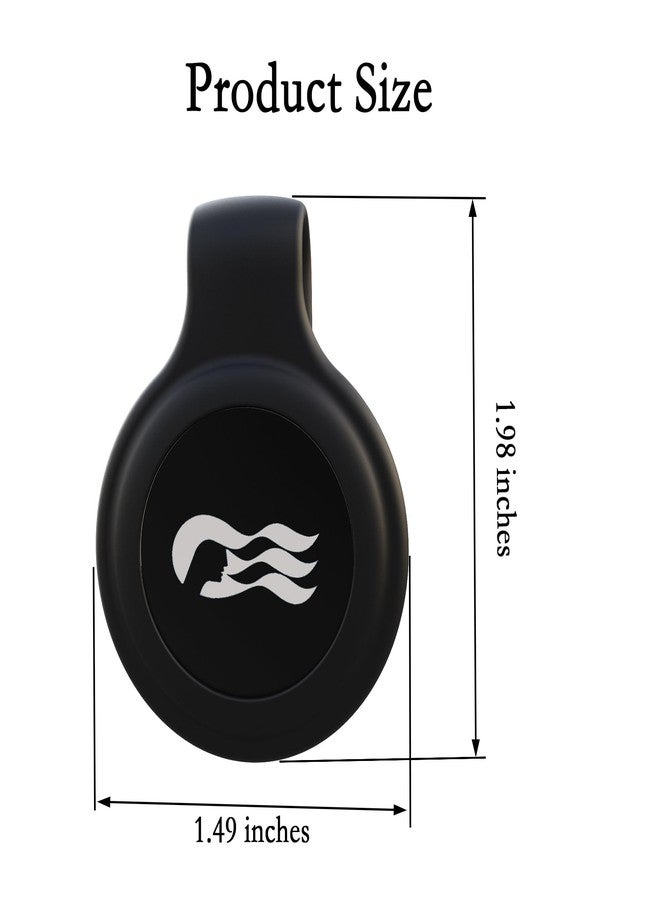 GudCoaks [2 Pack] Clip for Princess Cruise Medallion Holder,Princess Medallion Holder for Princess Ocean Medallion 2024 & 2025 Carnival Cruise Ship Essentials Medallion Accessory for Kids & Adults (Black) - Image 2