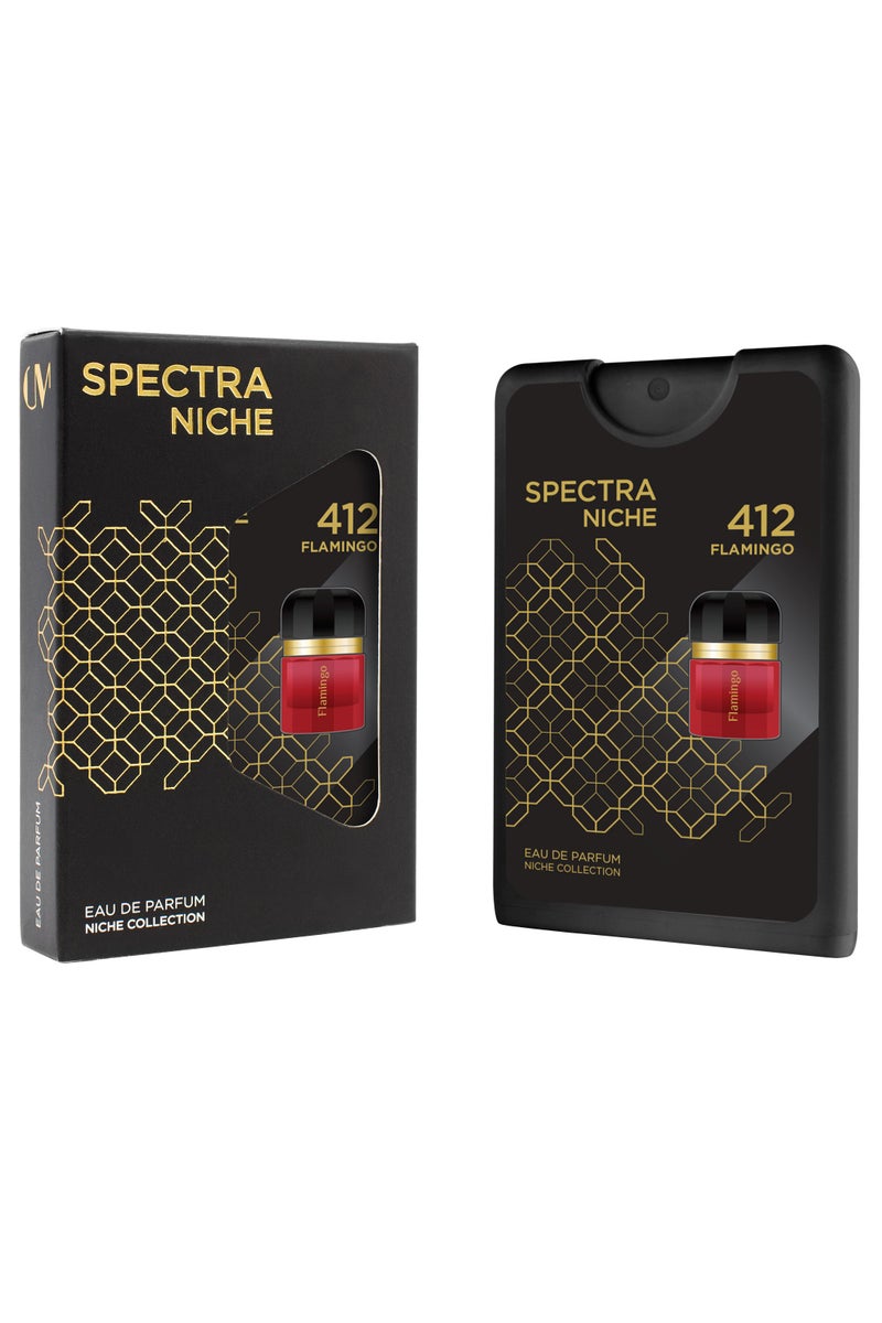 سبكترا عطر بوكيت نيتش 412 فلامنجو أو دي بارفان للجنسين - 18مل - Image 1