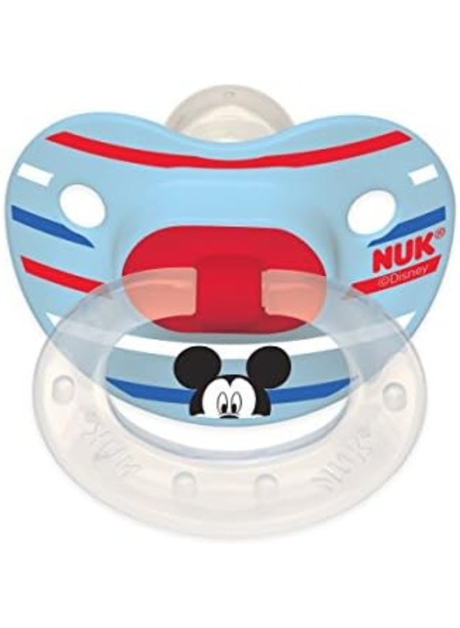 نوك Disney Baby Puller Pacifier, 6-18 Months, Mickey Mouse, 1 pk - Image 2