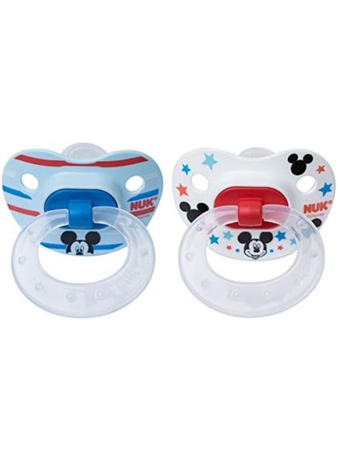 نوك Disney Baby Puller Pacifier, 6-18 Months, Mickey Mouse, 1 pk - Image 1