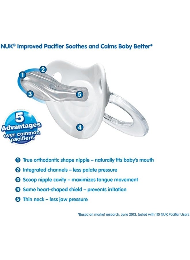 نوك Disney Baby Puller Pacifier, 6-18 Months, Mickey Mouse, 1 pk - Image 3