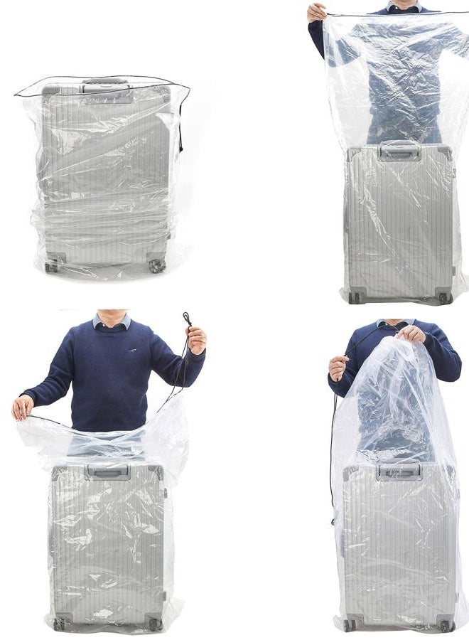 TRINKA Dust Cover Big Plastic Drawstring Bags Multi-Purpose for Storage and Keeping Golf's Bag Good for Household Organizing Reusable Set of 2 - Image 5