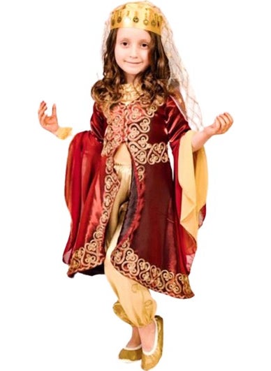 Sedacan Costume Children's Bindallı Costume Claret Red