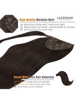 Human Hair Ponytail Extension Wrap Around With Magic Paste Dark Brown Ponytail Hair Extensions Real Human Hair Clip On Ponytails For Black Women 18 Inch 80G - pzsku/Z06102A71EBC75157EF9CZ/45/_/1719064674/0b4418cc-d143-47b0-9696-a533621ac3ea