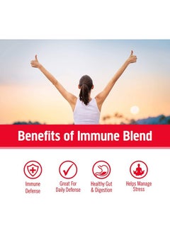 Om Mushroom Superfood Immune Defense Mushroom Capsules Superfood Supplement 90 Count 30 Days Mushroom Blend Reishi Turkey Tail Maitake Agaricus Blazei Vitamin C Vegan  - Image 4