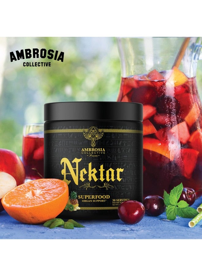 Ambrosia Nektar - Superfood Powder | Complete Health Supplement | 30 Servings (Fruit Symphony) - Image 3