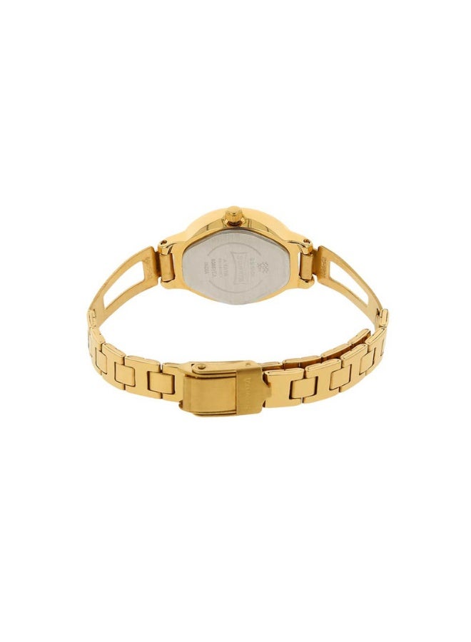 Sonata 8085YM02 Women's Analog Watch – White Dial, Gold-Toned Stainless Steel Strap, Quartz Movement, 3 ATM Water Resistance - Image 4