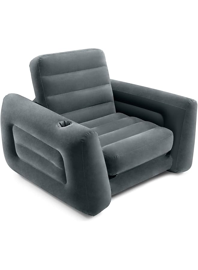 INTEX Inflatable Pull Out Chair Convertible Into Air Mattress - Image 1