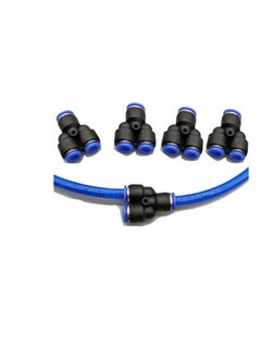 Generic PU Pipe & Fittings Polyurethane | Pneumatic Pipe Push in to Connect Fittings (Y Connector - Pack of 5, 10mm)  - Image 1