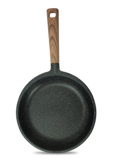 Homeway HOMEWAY Marble Die Cast Aluminum Fry Pan 24cm – Nonstick, Durable, and Scratch-Resistant Cooking Pan  - Image 2