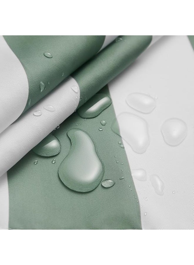 ستارة دش مقاومة للماء بنجوم – قماش سريع الجفاف ومقاوم للعفن – مع 12 خطاف – بوليستر متين – سهلة التركيب - Image 2