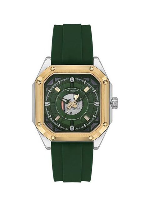 Men's Multi Function Green Dial Watch - LC08061.377