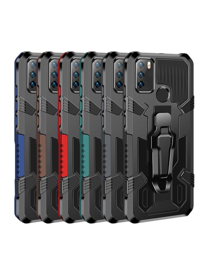 Zaboon Case For Infinix Hot 9 Play Machine Armor Warrior Shockproof PC + TPU Protective Case - Image 2