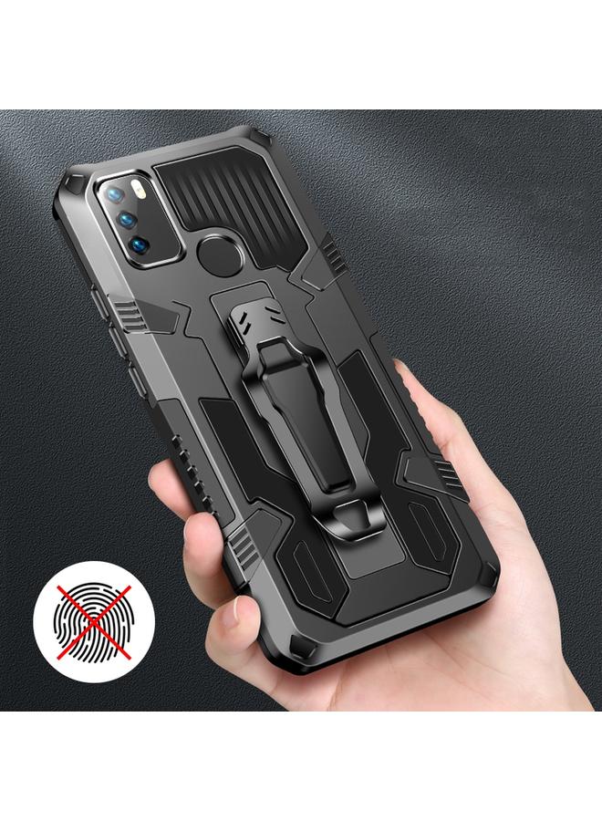 Zaboon Case For Infinix Hot 9 Play Machine Armor Warrior Shockproof PC + TPU Protective Case - Image 4