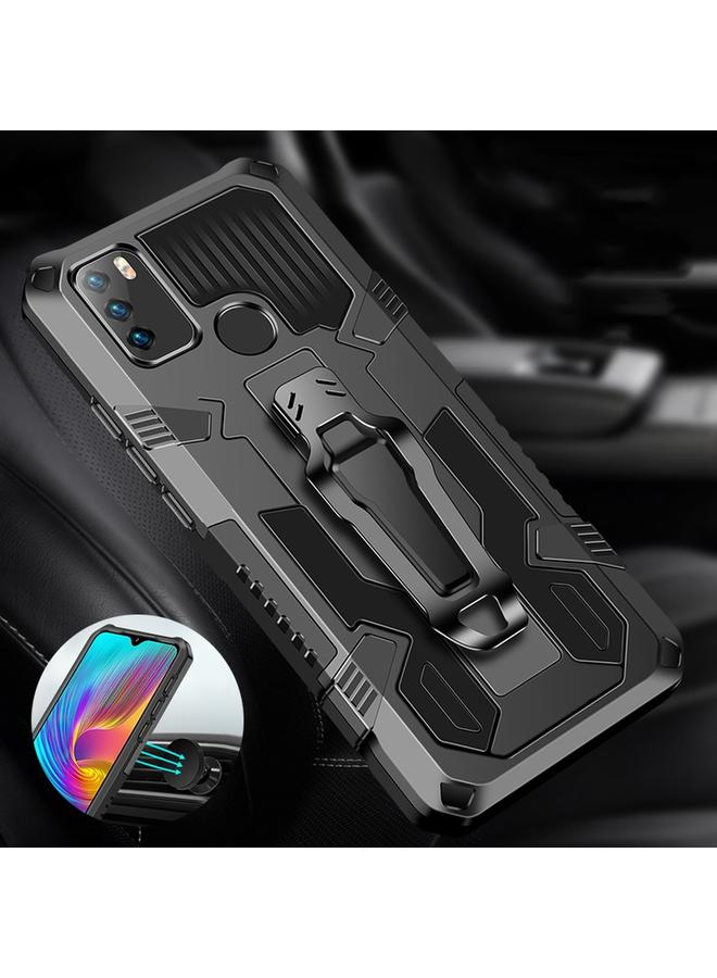 Zaboon Case For Infinix Hot 9 Play Machine Armor Warrior Shockproof PC + TPU Protective Case - Image 5