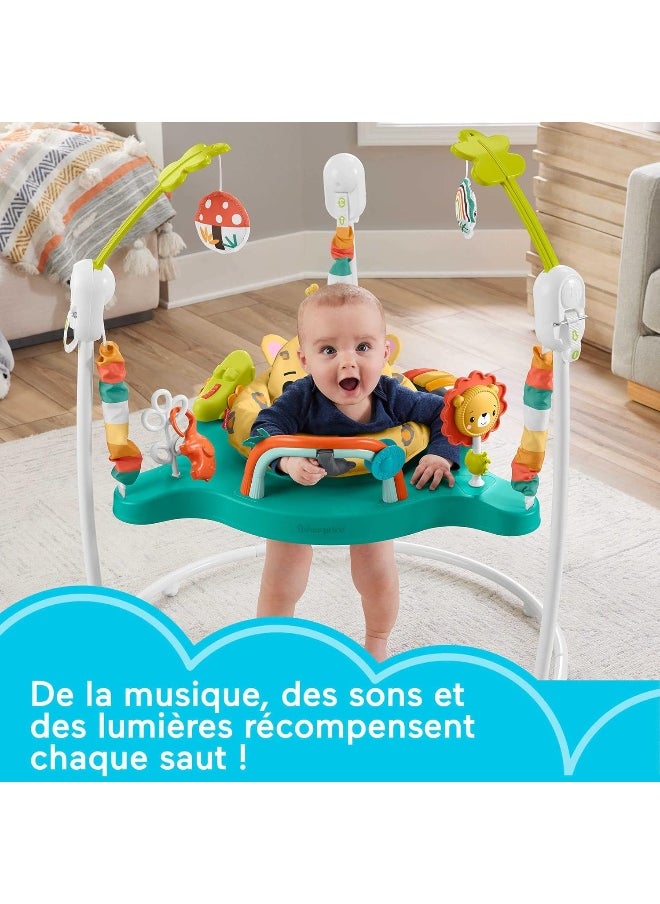 Fisher-Price Jumperoo Baby Activity Center With Lights And Sounds, Leaping Leopard  - Image 3