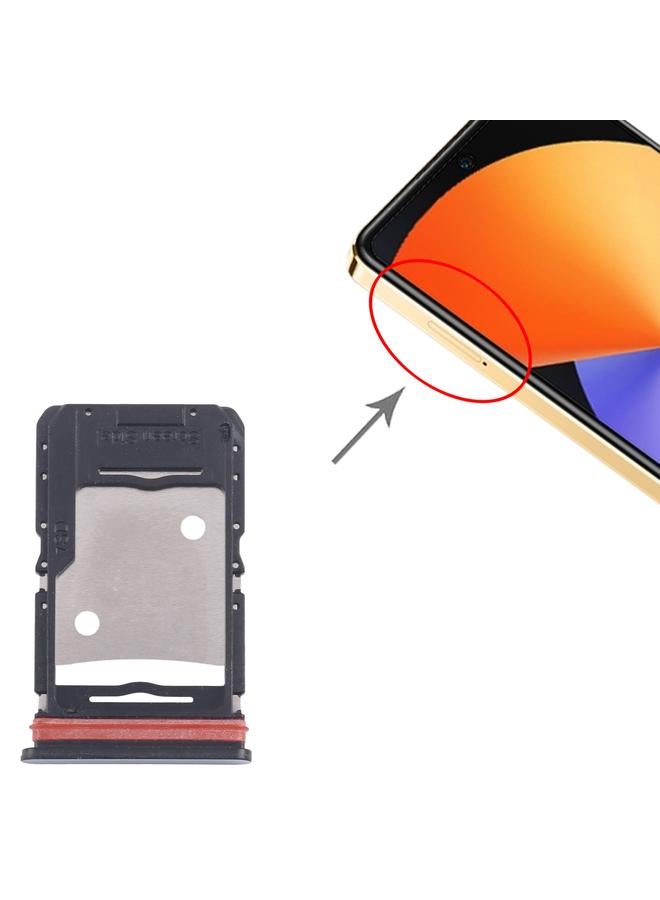 erorex For Infinix Note 30 5G X6711 5pcs SIM Card Tray + SIM Card Tray + Micro SD Card Tray (Blue) - Image 4