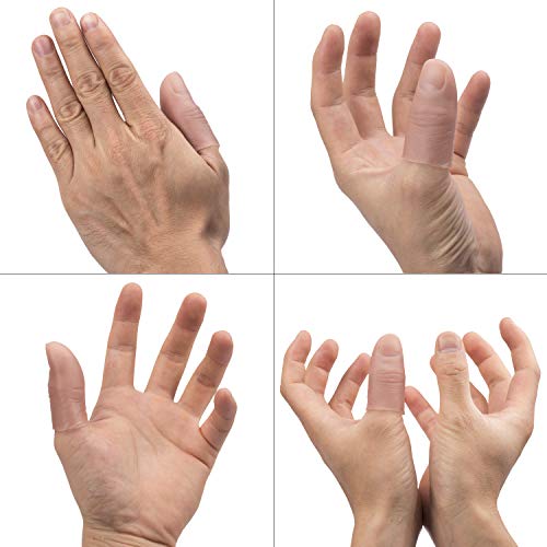 ANCIRS 20 Pcs Finger Magic Trick, 2 Sizes Fake Soft Thumb Cover, Prank Toy Tool for Making Objects Appear/Disappear - Plastic - Image 5