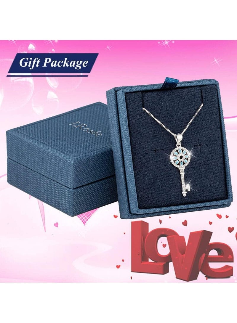 J.Rosée Swarovski Elements Crystal 18K Rose Gold Plated 925 Sterling Silver Pendant Necklace for Women Gift Packing J.Rosée Fashion Jewelry JR-1007 - Image 3