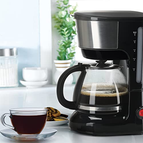 Glen Drip Coffee Maker Machine | Coffee Brewer Machine for Home & Office 750 ML | Anti-drip system 600 W | 6 Cups Drip Coffee Maker (9052CM) Made of ABS Plastic - Image 2