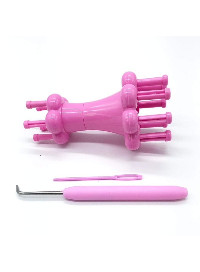 Wayion Diy Weaving Tool Hook Crochet Flower Arranger Spool Loom Knitter Knitting Rope Hook Knitting Tool - Image 4