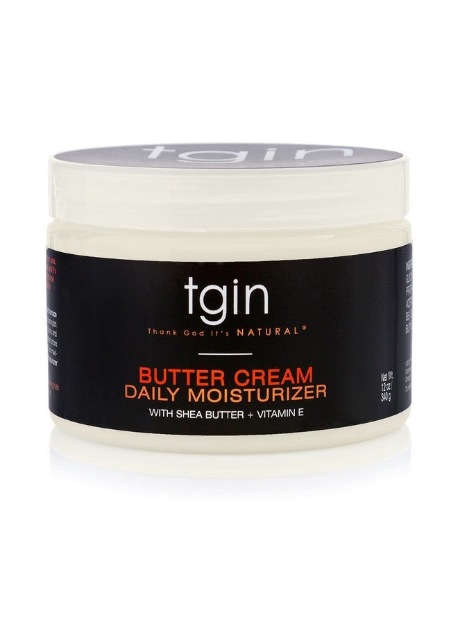 Tgin Butter Cream Daily Moisturizer Duo For Natural Hair Dry Hair Curly Hair Type 3C And 4C Hair Styler 12 Oz 2 Pack - Image 3