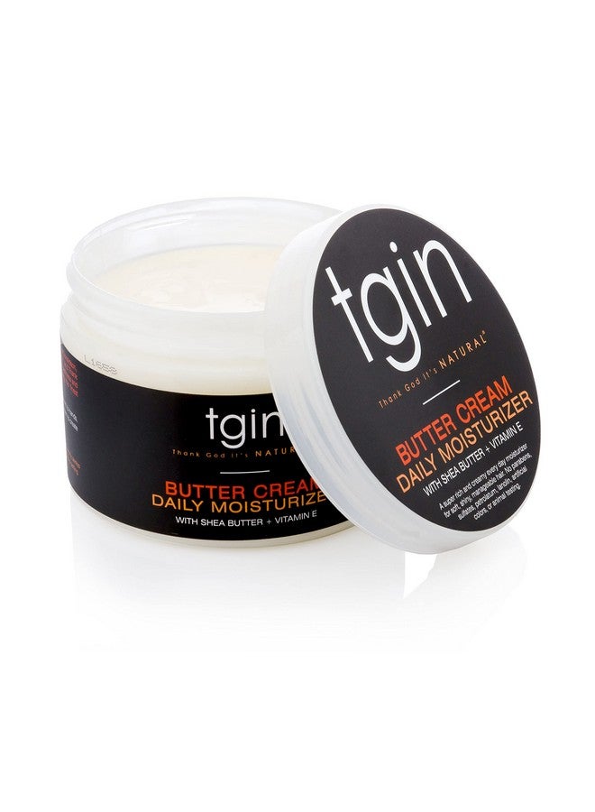 Tgin Butter Cream Daily Moisturizer Duo For Natural Hair Dry Hair Curly Hair Type 3C And 4C Hair Styler 12 Oz 2 Pack - Image 4