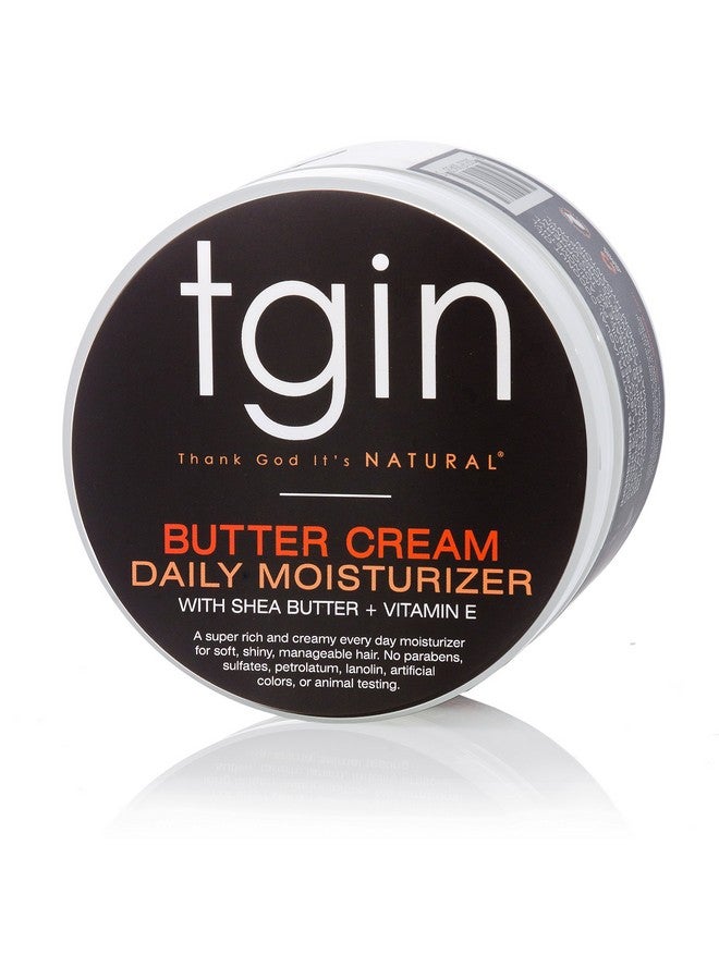 Tgin Butter Cream Daily Moisturizer Duo For Natural Hair Dry Hair Curly Hair Type 3C And 4C Hair Styler 12 Oz 2 Pack - Image 2
