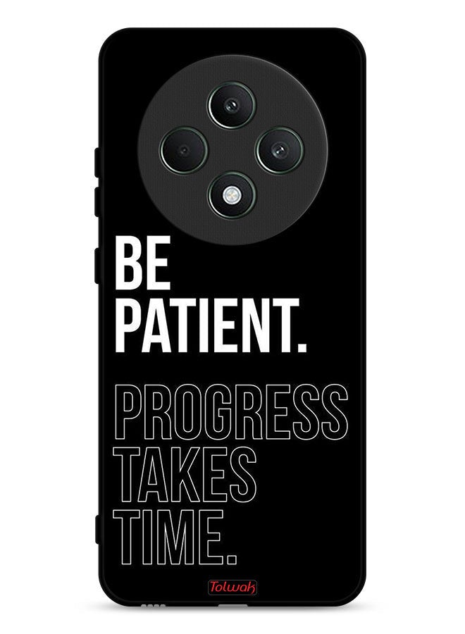 Tolwak Oppo Reno12 F 5G Protective Case Cover Be Patient Progress Takes Time - Image 1