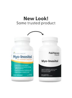 fairhaven health Myo-Inositol 2000 mg 120 Capsules (500 mg per Capsule)  - Image 1