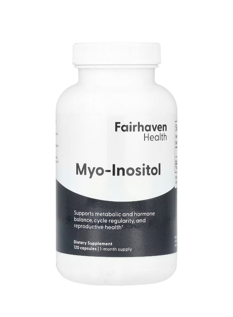 fairhaven health Myo-Inositol 2000 mg 120 Capsules (500 mg per Capsule)  - Image 2
