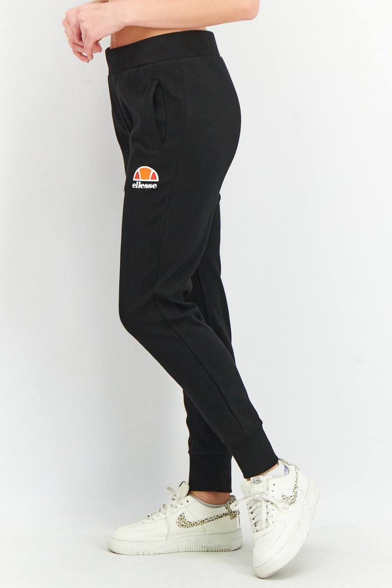 Ellesse Women Regular Leg Brand Logo Forza Jogger Pants, Black - Image 3