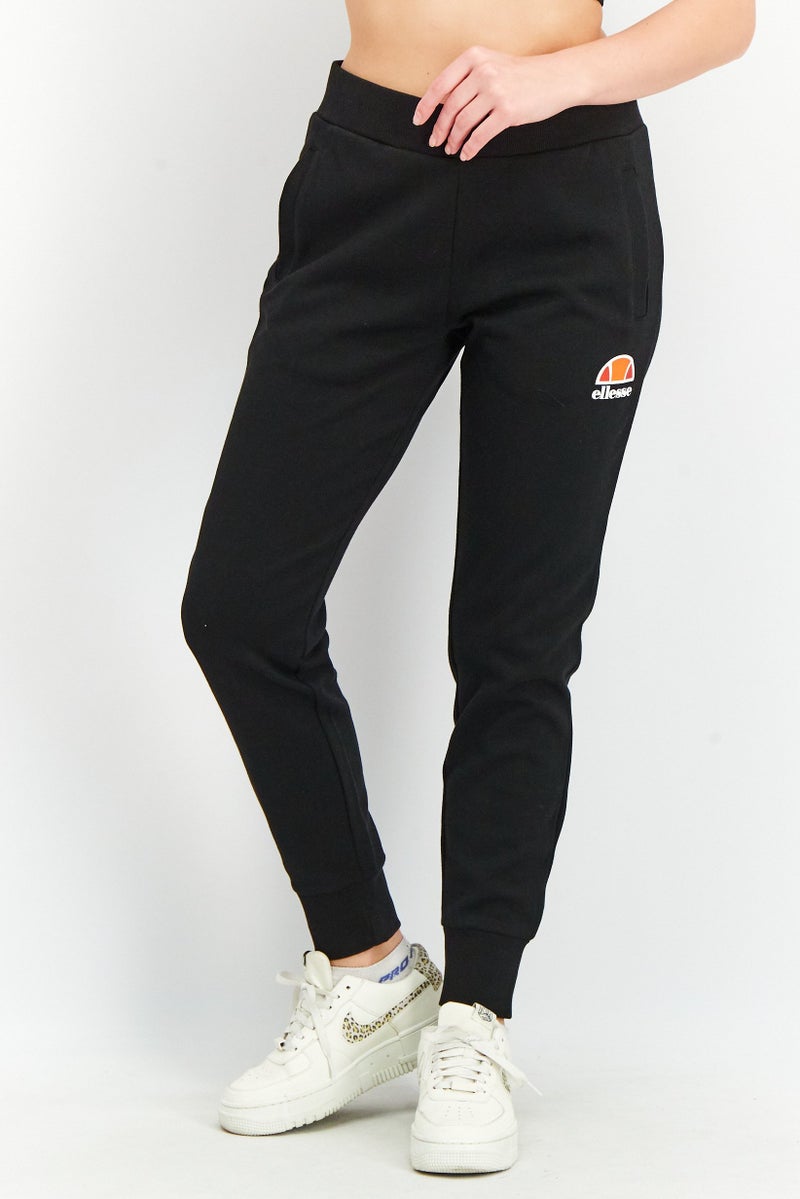 Ellesse Women Regular Leg Brand Logo Forza Jogger Pants, Black - Image 1