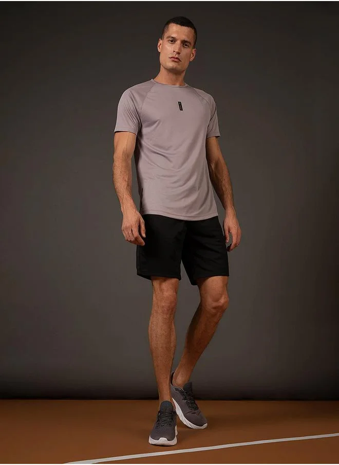 DeFacto Solid Slim Fit Shorts with Zip Pocket by Styli