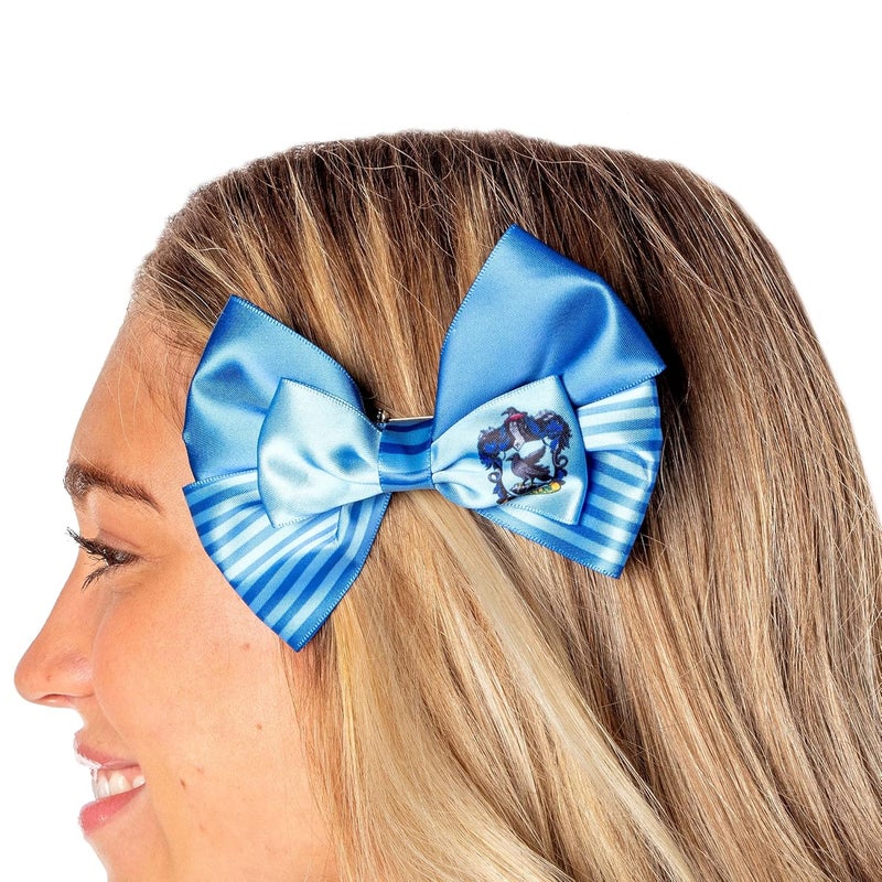Bioworld Harry Potter Hogwarts School Ravenclaw House Crest Hair Bow