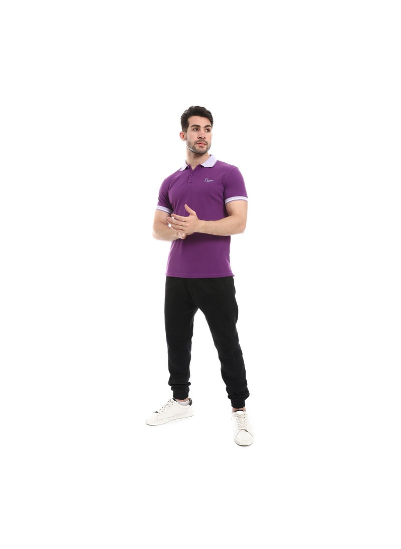 بافون ني شيرت للرجال بنفسجي  - Image 5
