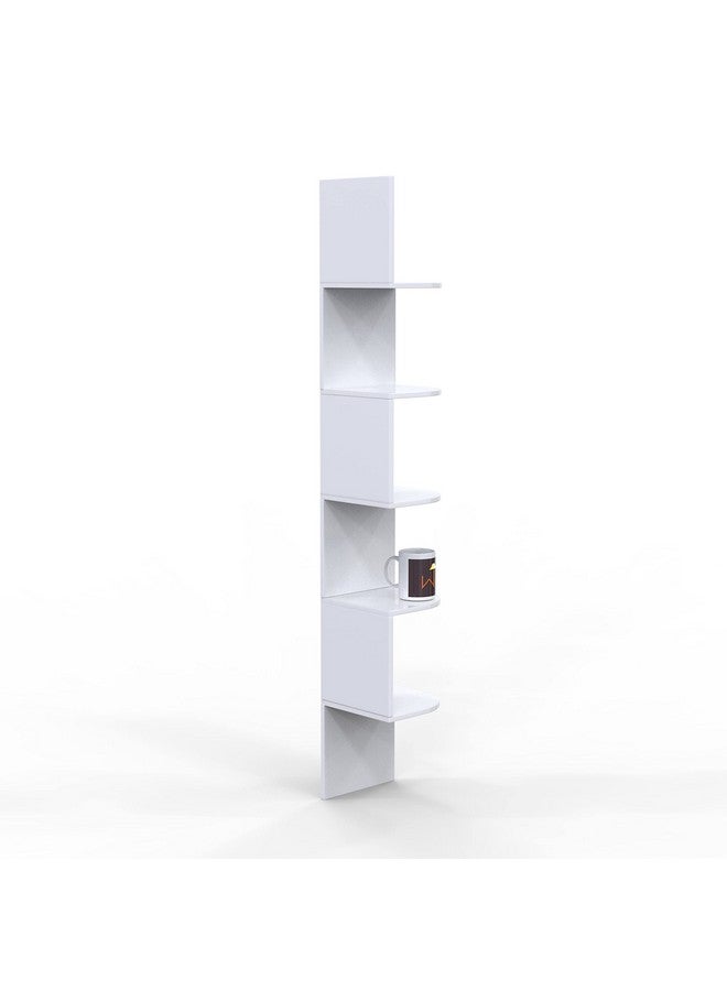Onlineshoppee Wooden Fancy Zigzag Wall Mount Floating Corner Wall Shelf - Image 4