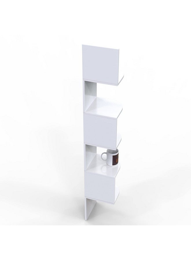Onlineshoppee Wooden Fancy Zigzag Wall Mount Floating Corner Wall Shelf - Image 5