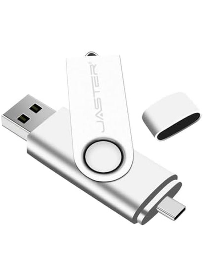32GB White Type C 2 In 1 USB OTG Pendrive Dual USB 2 0 Flash Drive Memory Stick - Image 2