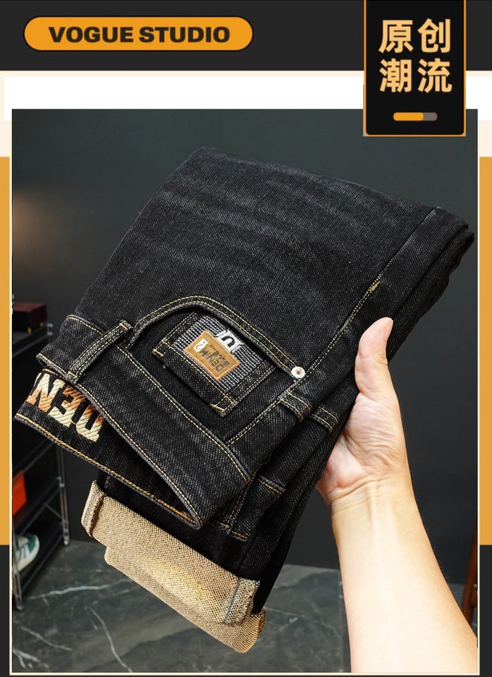 Unisex Classic Denim Jeans Loose Fit Daily Outdoor Wear - Image 5