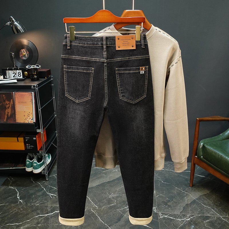 Unisex Classic Denim Jeans Loose Fit Daily Outdoor Wear - Image 4