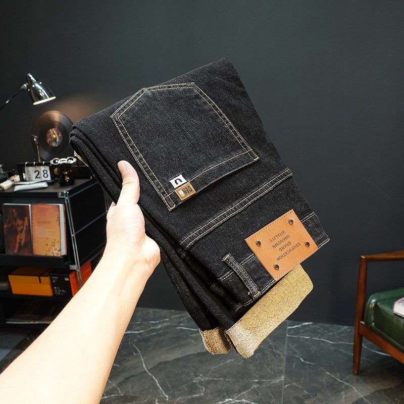 Unisex Classic Denim Jeans Loose Fit Daily Outdoor Wear - Image 2