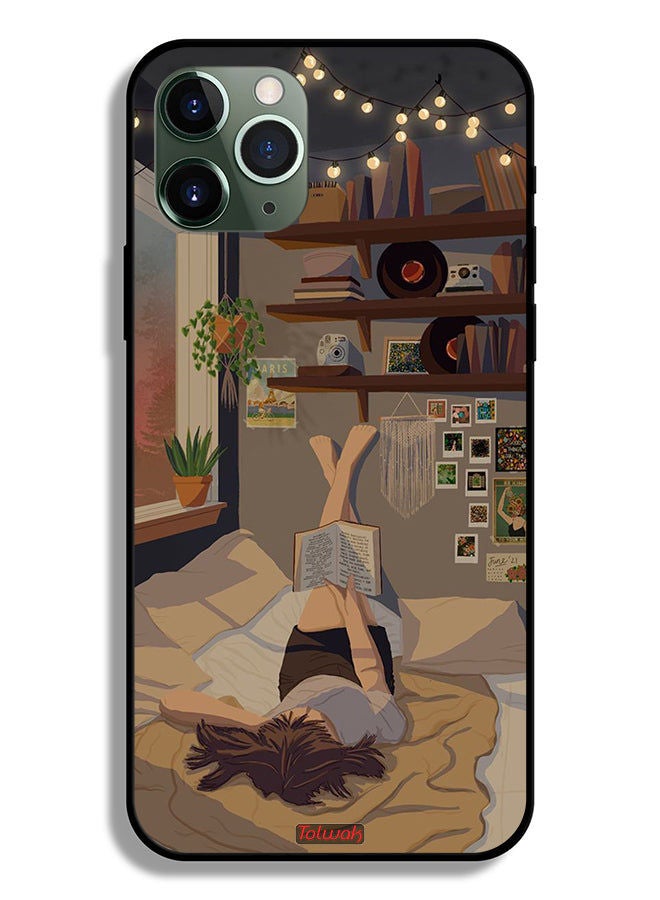 Tolwak Apple iPhone 11 Pro Max Protective Case Studying Art - Image 2