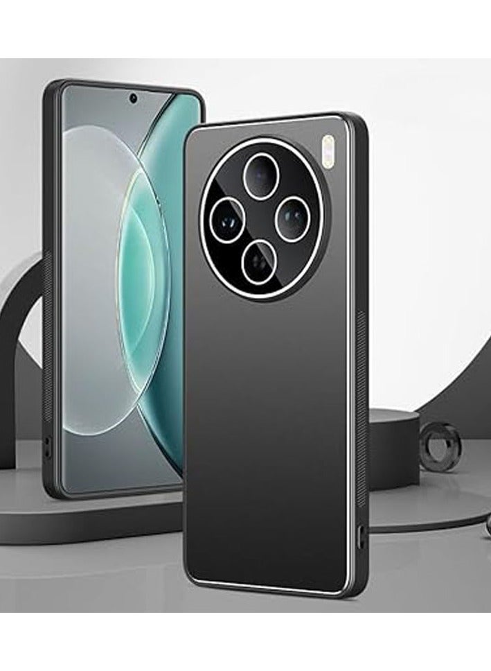 Case for Vivo X200 Pro Mini (2024),Aluminum Alloy Anti-fall Durable Phone Protective Case with Full Wrap-around Lens Protection,Frosted Shockproof Protective Back Cover - Image 1