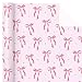 WRAPAHOLIC Pink Bow Wrapping Paper Roll Mini Roll 17 Inch x 165 Feet Pink Ribbon Bow Design Perfect for Valentines Day Girls Birthday Bachelorette Party Baby Shower - Image 4