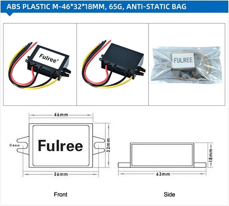 1PCS 36V 48V to 24V 1A 3A 5A 10A 20A 30A Step Down Voltage Power Converter 36 48 Volt to 24 Volt Golf Cart Regulator(36V 48V to 24V 3A-2S) - Image 2