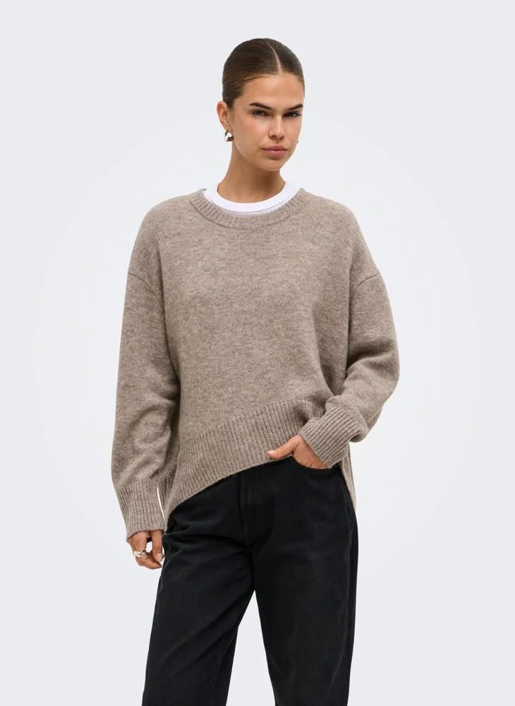 Onlalivia Long Sleeve High-Low Knit Sweater
