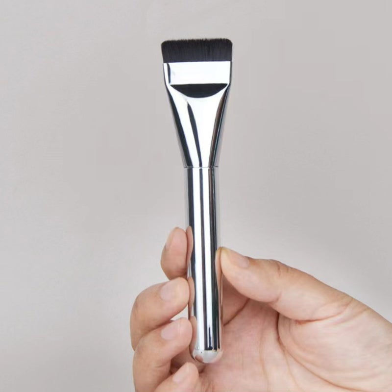 Flat Head Foundation Brush High Elastic Soft Bristles Makeup Brush Cosmetic Brush Lightweight Concealer Brush for Perfect Bare Skin Makeup - Image 4